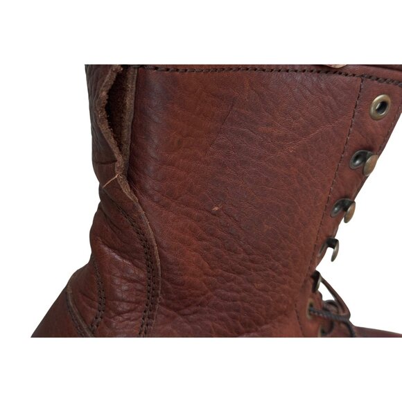 AdTec Mens Brown Leather Work Boots Size 9 M - Picture 9 of 16